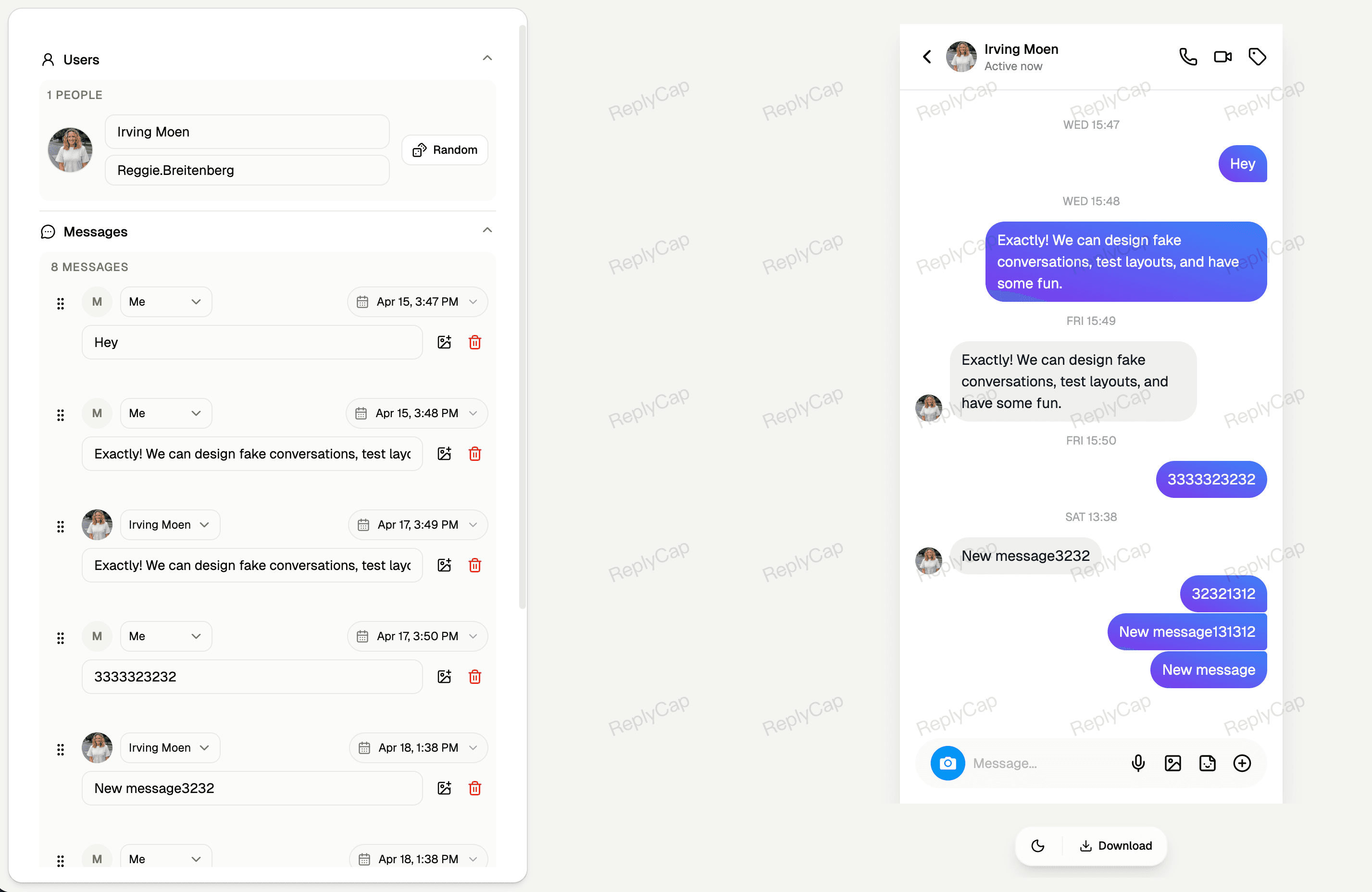 Instagram DM Screenshot Generator cover preview